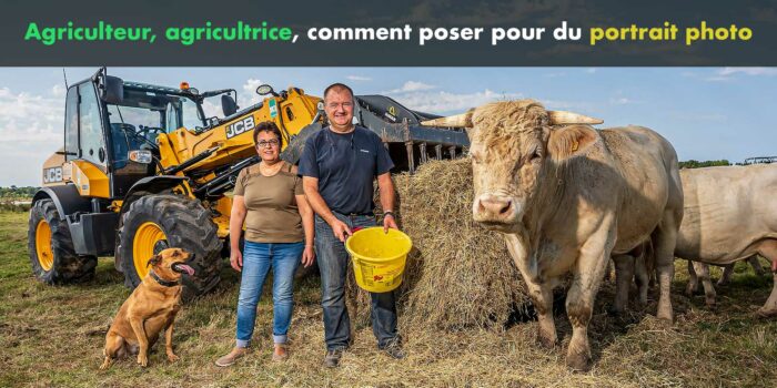 Poser pour de la photo de portrait quand on est un agriculteur ou une agricultrice, ce n’est pas quelque chose de naturel et de régulier dans votre quotidien professionnel.